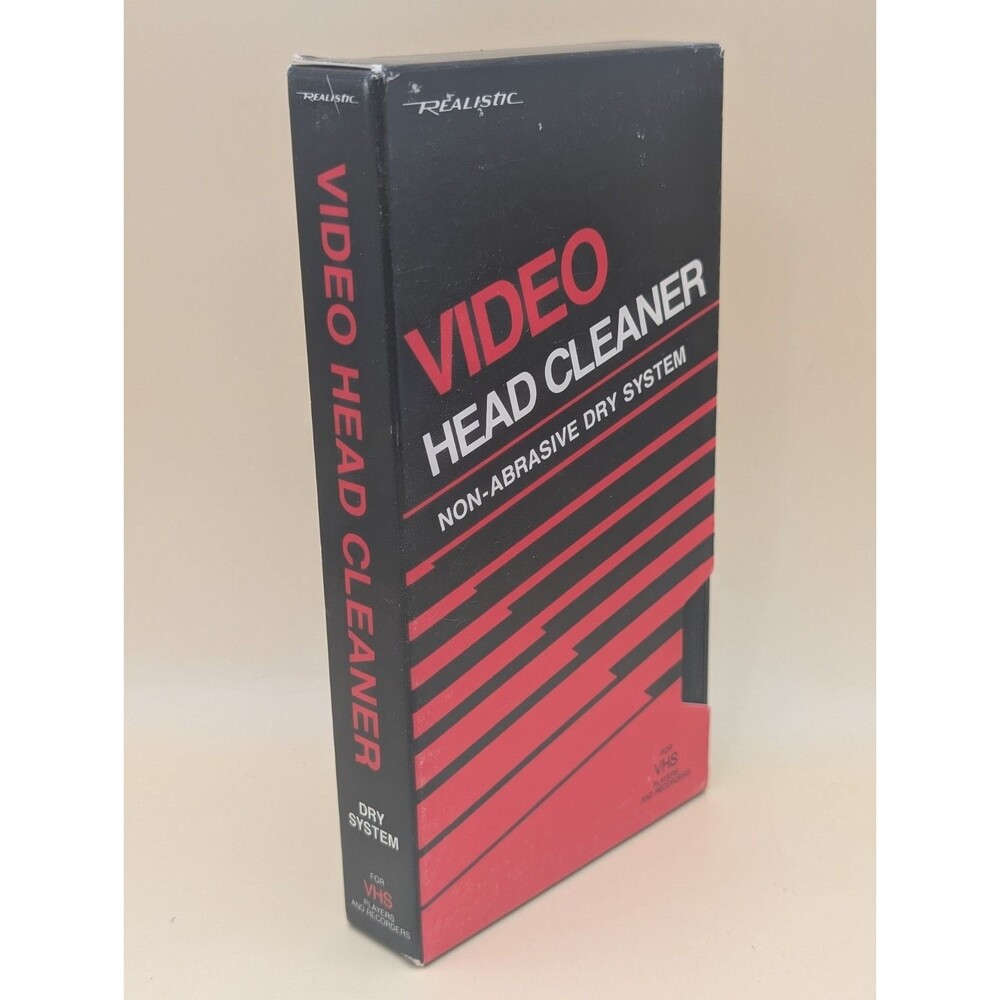 Realistic Video Head Cleaner 44-1146 Non-Abrasive Dry System